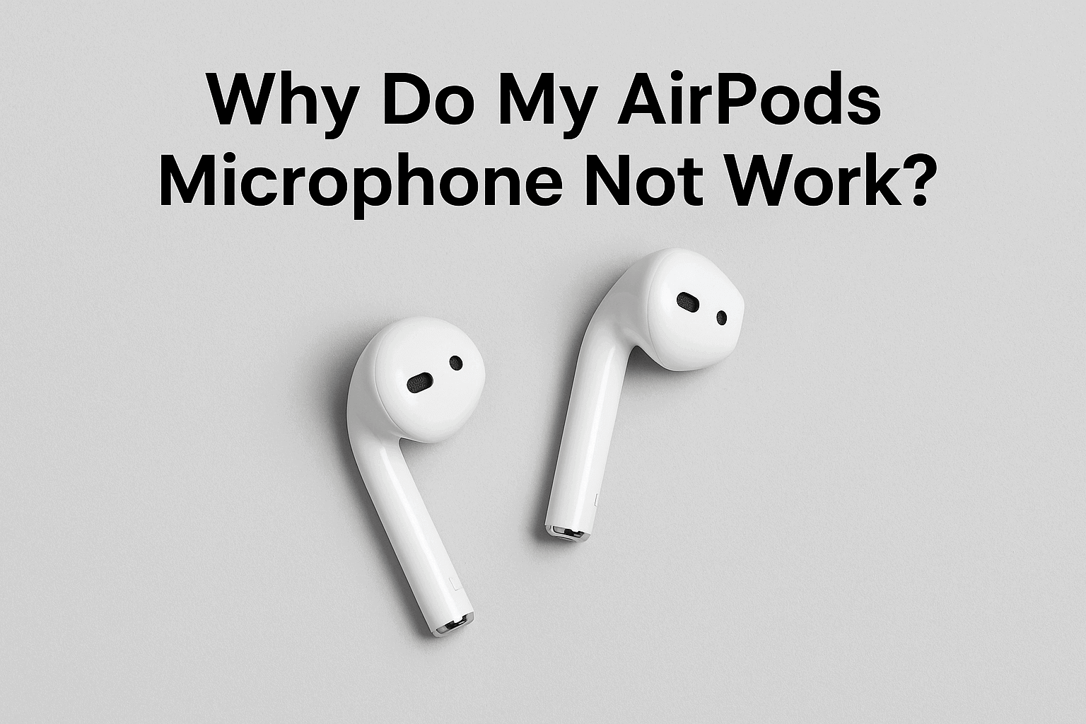 airpods mic not working