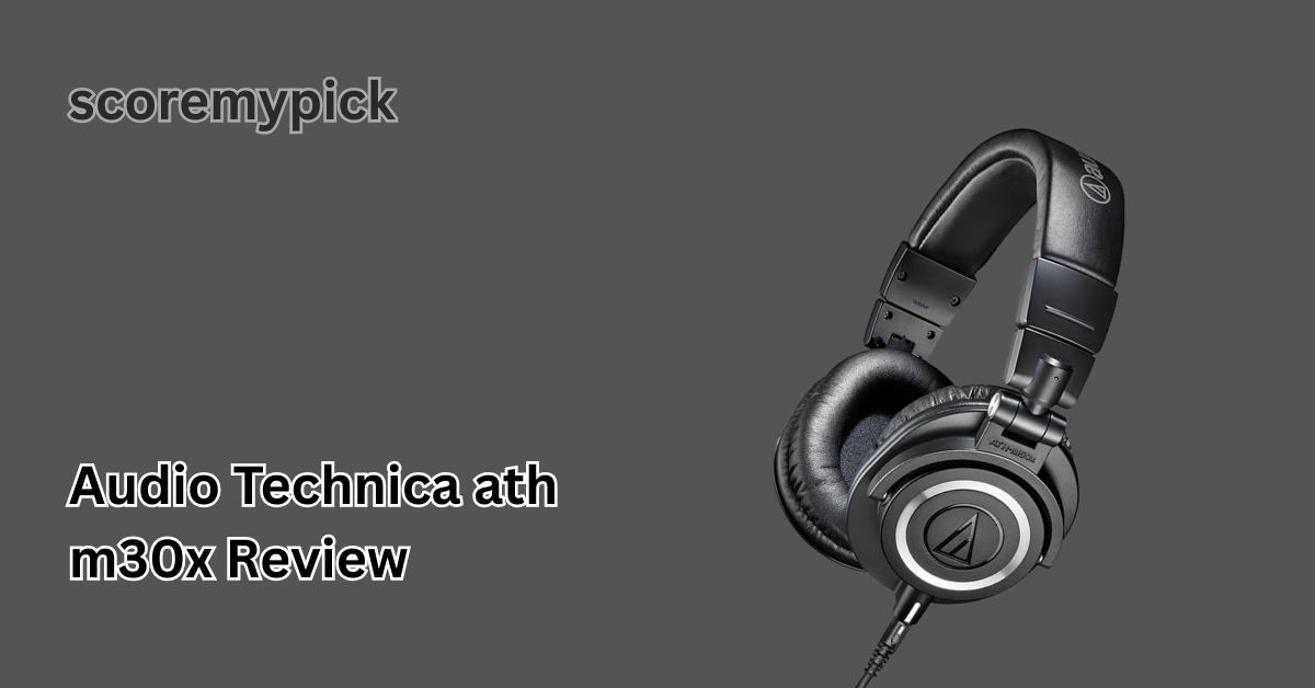 audio technica ath m30x review