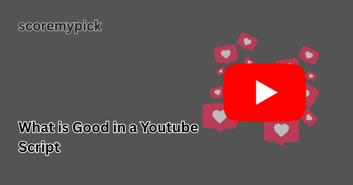 what is good in a youtube script